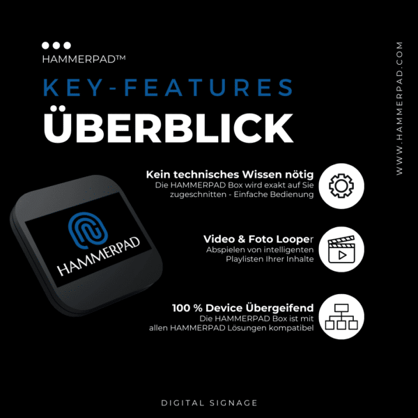 HAMMERPAD BOX - Key Features