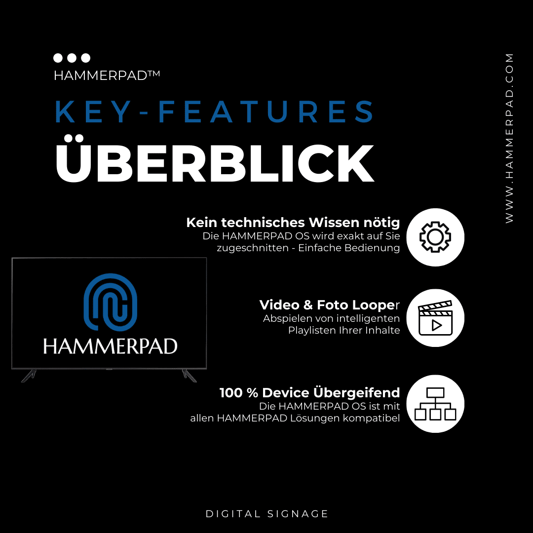 HAMMERPAD OS – Key Features